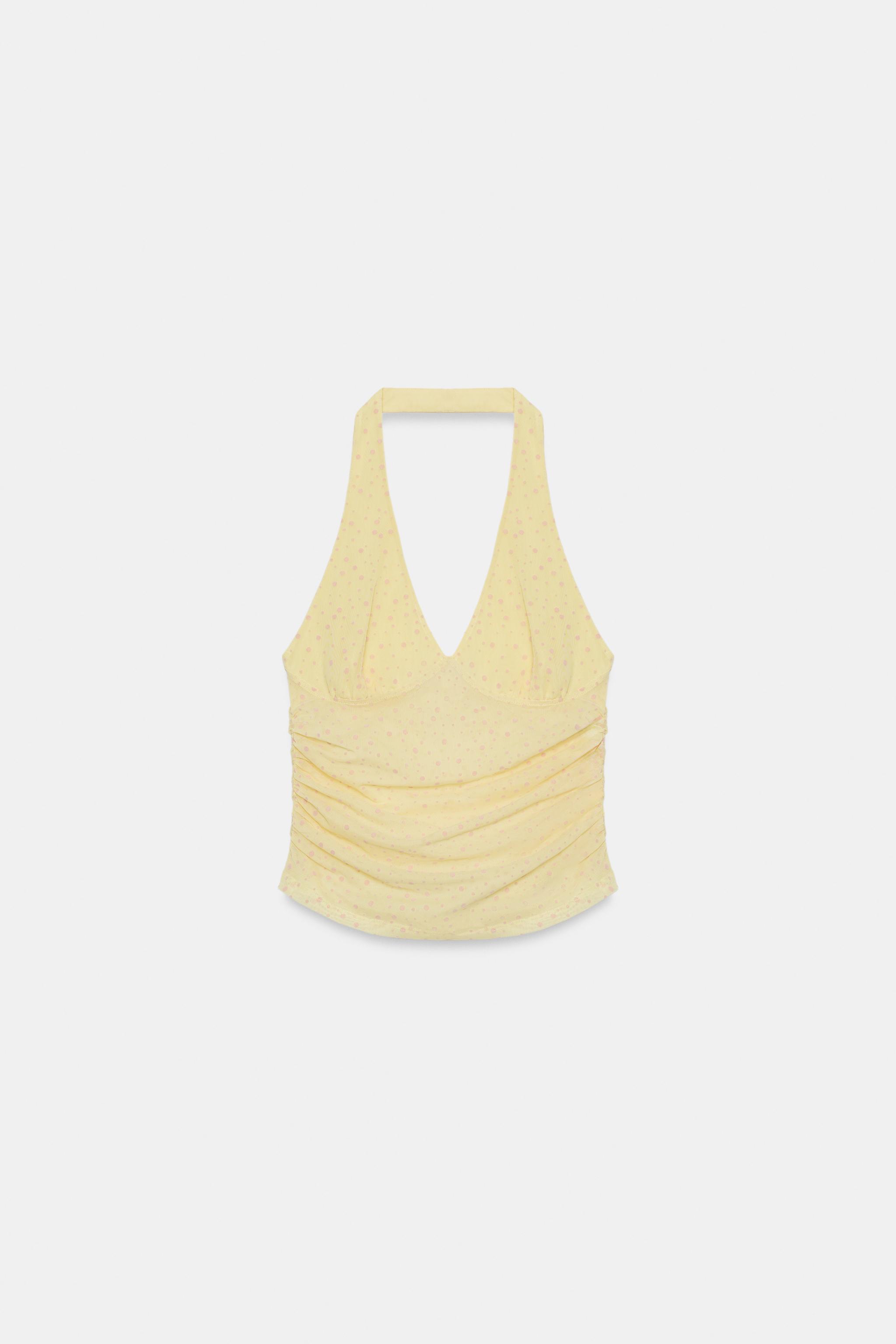 TOP HALTER PLUMETIS